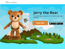 Tablet Screenshot of jerrythebear.com